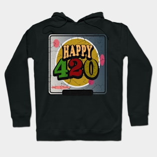 april 20th - happy 420 marijuana leaf Hoodie